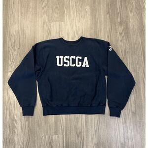 Vintage US Coast Guard Academy Champion Reverse Weave Large Crewneck Y2K 90’s